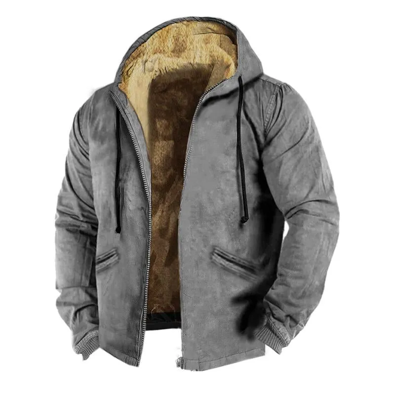 Men's Vintage Print Hooded Jacket 81980323X sold by Manly product image thumbnail 2