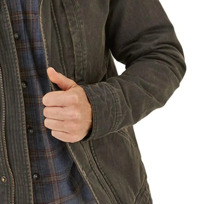 Men's Vintage Washed Denim Stand Collar Jacket 42477984X sold by Manly product image thumbnail 2