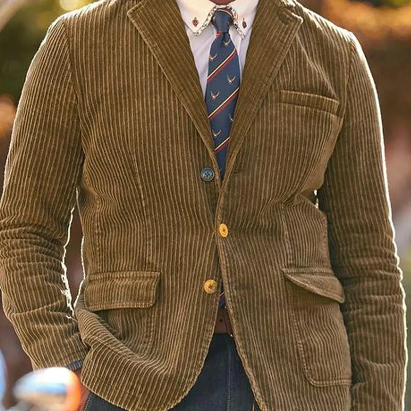Men's Corduroy Single Breasted Vintage Blazer 80857821X sold by Manly product image thumbnail 2