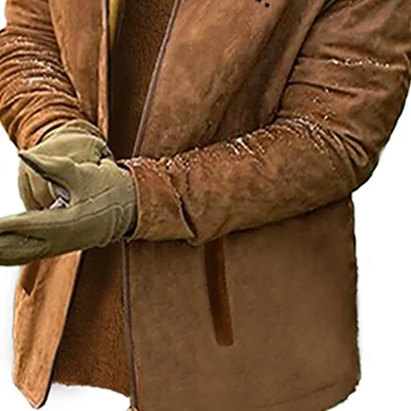 Men's Vintage Suede Corduroy Lapel Jacket (Gloves Not Included) 21944617X sold by Manly product image thumbnail 2