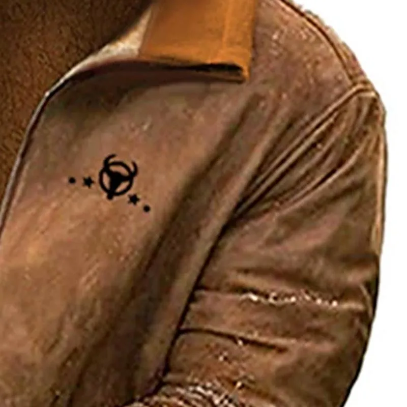 Men's Vintage Suede Corduroy Lapel Jacket (Gloves Not Included) 21944617X sold by Manly product image thumbnail 3