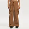 Men's Solid Color Corduroy Multi-pocket Cargo Pants 25400534Z sold by Manly