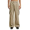 Men's Solid Color Corduroy Multi-pocket Cargo Pants 25400534Z sold by Manly
