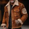 Men's Fashion Fleece Lapel Multi-pocket zipper Jacket 80492487Z sold by Manly