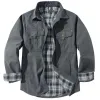 Men's Solid Color Lapel Multi-pocket Single Breasted Cargo Jacket 46992419Z sold by Manly