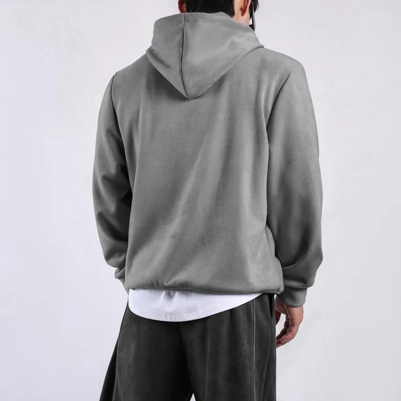 Men's Solid Color Loose Long Sleeve Sports Casual Hoodie 19841794Z sold by Manly product image thumbnail 3