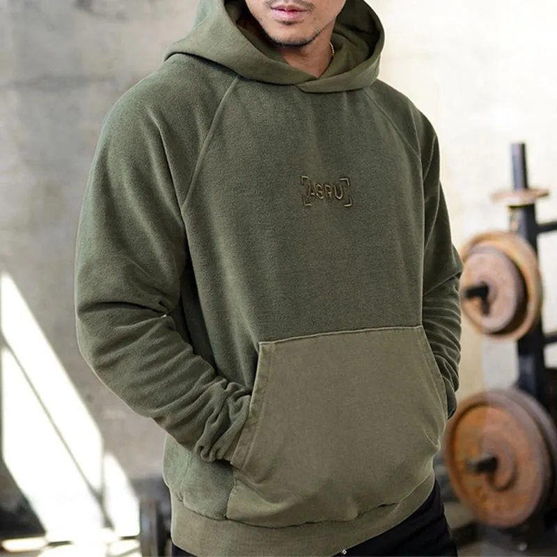 Men's Loose Fleece Hoodie 54281633U sold by Manly product image thumbnail 2