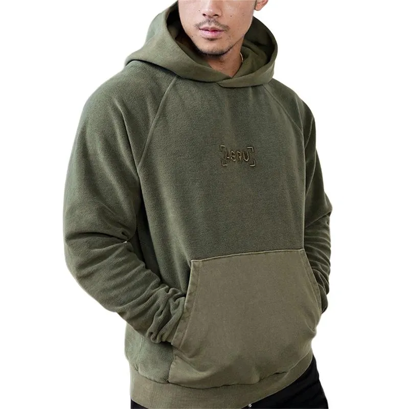 Men's Loose Fleece Hoodie 54281633U sold by Manly