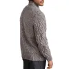 Men's Vintage Cable-knit Single-breasted Loose Knit Cardigan 44961139M sold by Manly