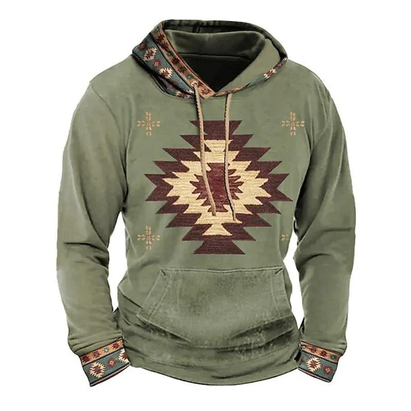 Men's Vintage Print Hoodie 34310680U sold by Manly product image thumbnail 2
