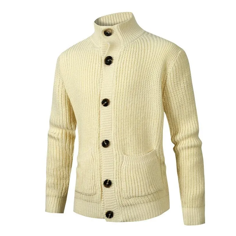 Men's Solid Color Versatile Casual Knitted Cardigan 31917166U sold by Manly product image thumbnail 2
