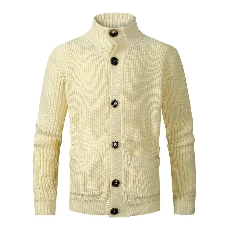 Men's Solid Color Versatile Casual Knitted Cardigan 31917166U sold by Manly product image thumbnail 3