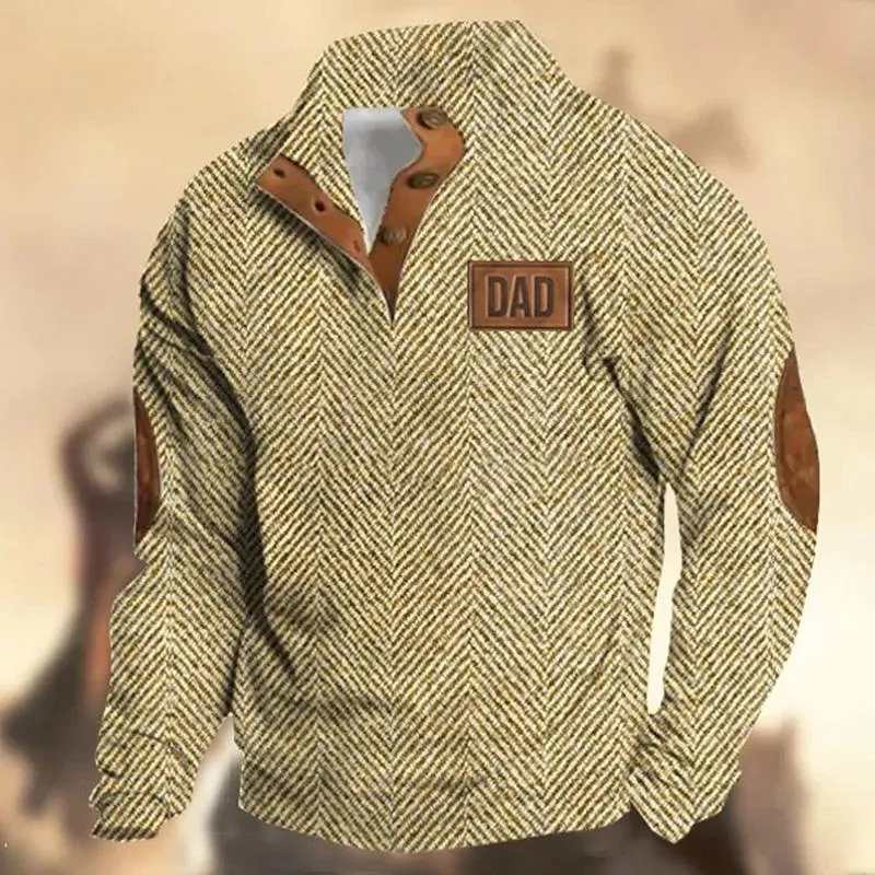 Men's Outdoor Casual Stand Collar Long Sleeve Sweatshirt 89964640U sold by Manly product image thumbnail 3