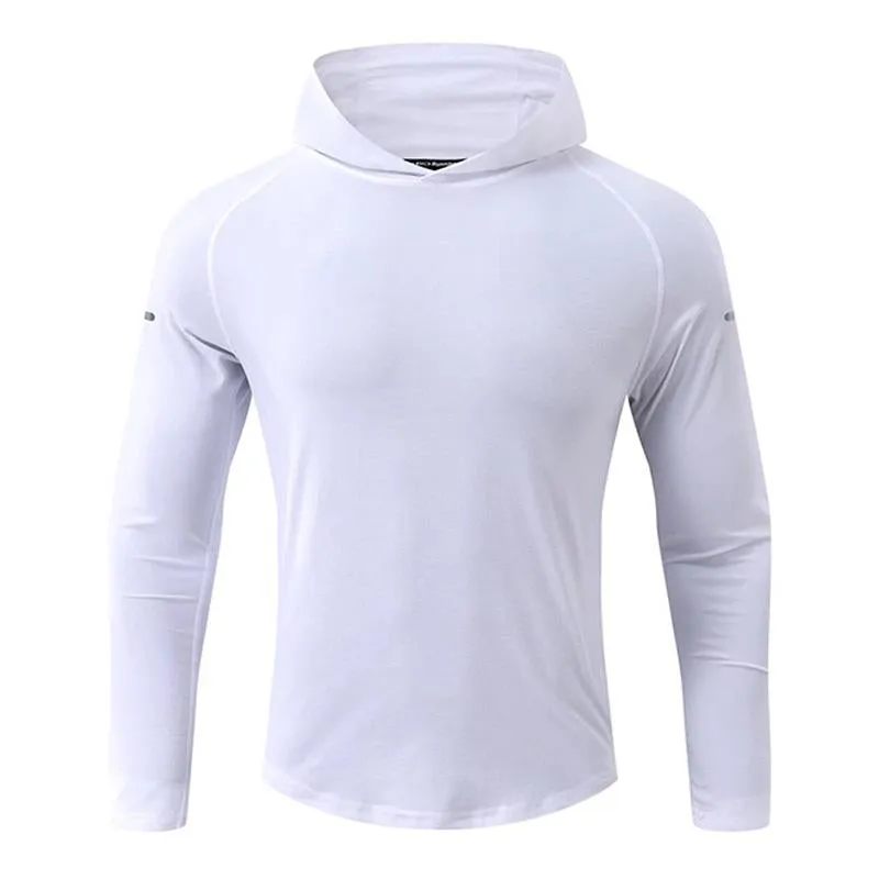 Men's Sports Hooded Long-sleeved T-shirt 29155934U sold by Manly product image thumbnail 3