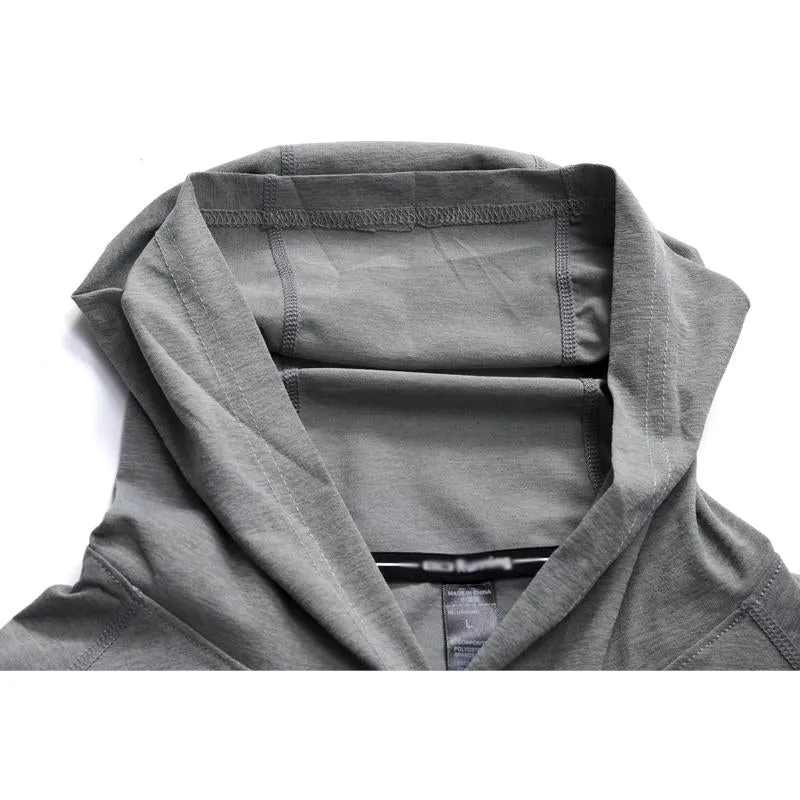 Men's Sports Hooded Long-sleeved T-shirt 29155934U sold by Manly product image thumbnail 5