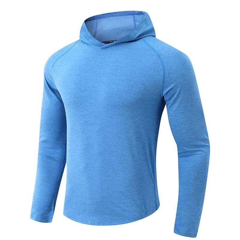 Men's Sports Hooded Long-sleeved T-shirt 29155934U sold by Manly product image thumbnail 4