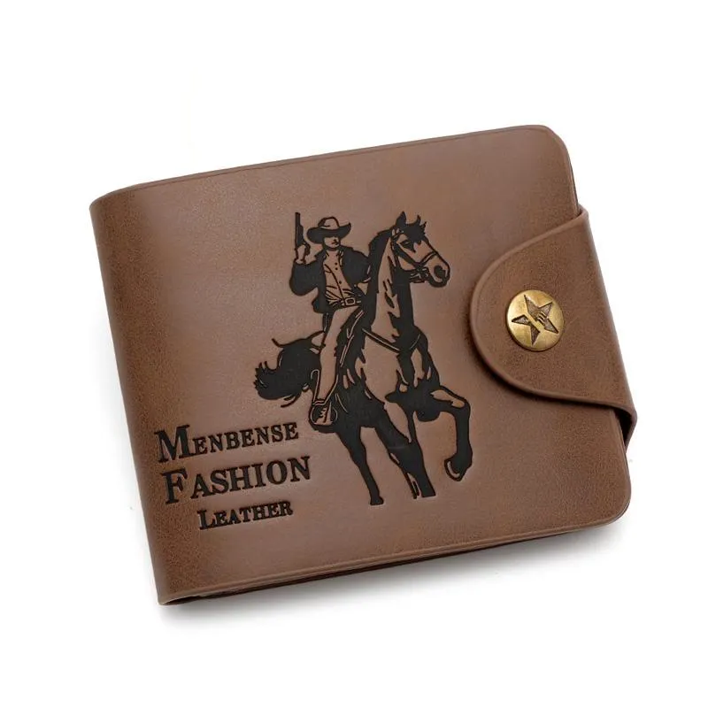 Men's Short Bi-fold Buckle Wallet 33067584U sold by Manly product image thumbnail 3