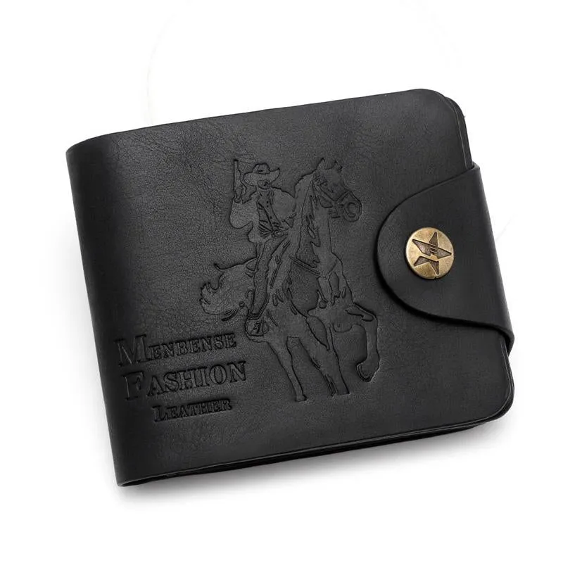 Men's Short Bi-fold Buckle Wallet 33067584U sold by Manly product image thumbnail 4