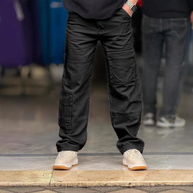 Men's Casual Multi-Pocket Cargo Pants 21764343Y sold by Manly product image thumbnail 3