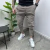 Men's Solid Color Casual Outdoor Cargo Pants 46307489X sold by Manly