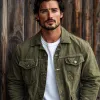 Men's Vintage Washed Multi Pocket Jacket 61248695Y sold by Manly