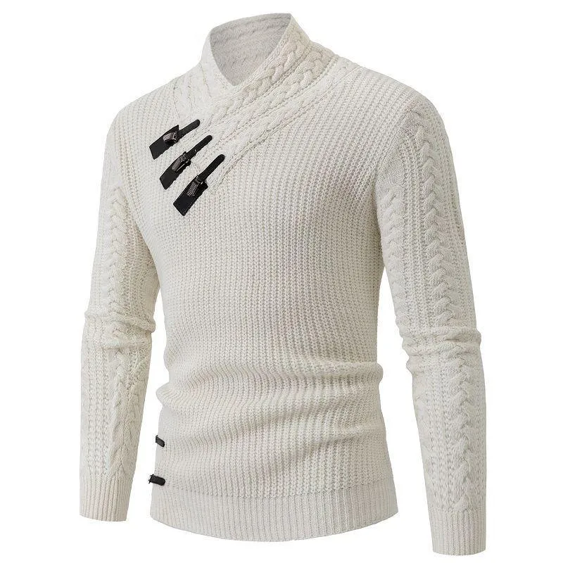 Men's Knitted Long Sleeve Button Sweater 25044622U sold by Manly product image thumbnail 2