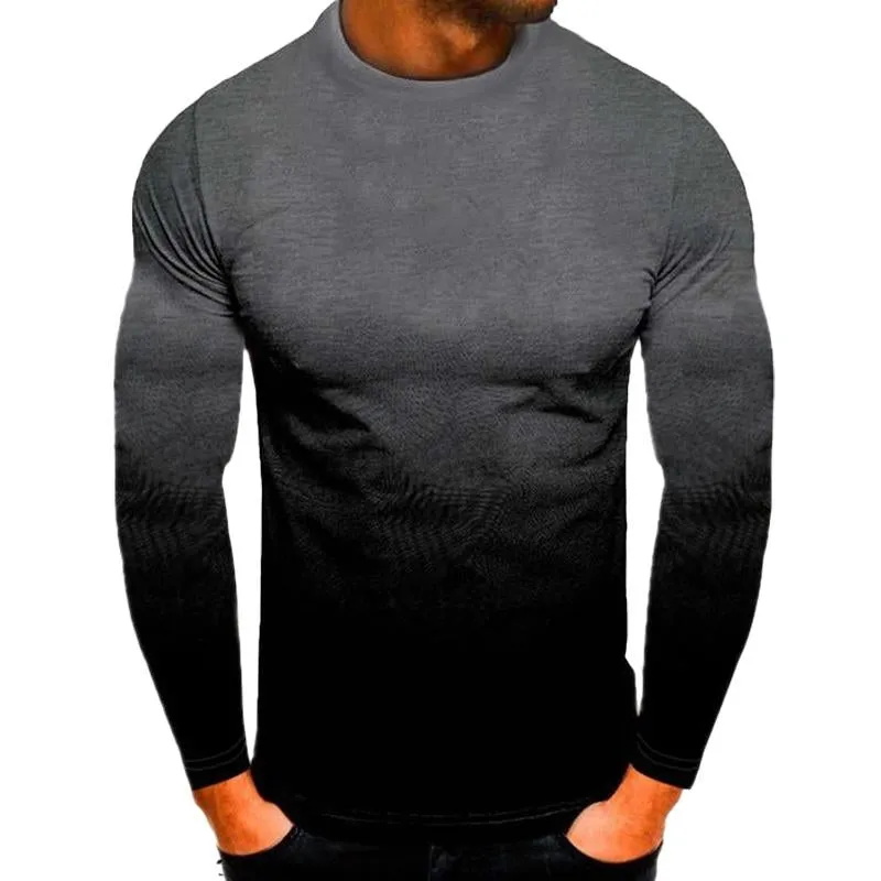 Men's Printed Sleeves Round Neck Long Sleeve T-Shirt 73347434U sold by Manly product image thumbnail 4