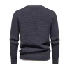 Men's Stylish Contrast Color Crew Neck Pullover Knitted Sweater 22544804M sold by Manly