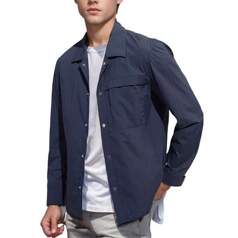 Men's Retro Casual Workwear Solid Color Jacket 05074820U sold by Manly product image thumbnail 4