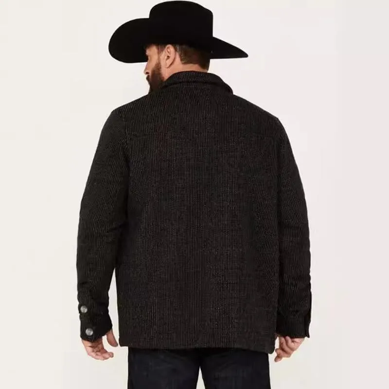 Men's Lapel Corduroy Long Sleeve Jacket 56200250U sold by Manly product image thumbnail 4