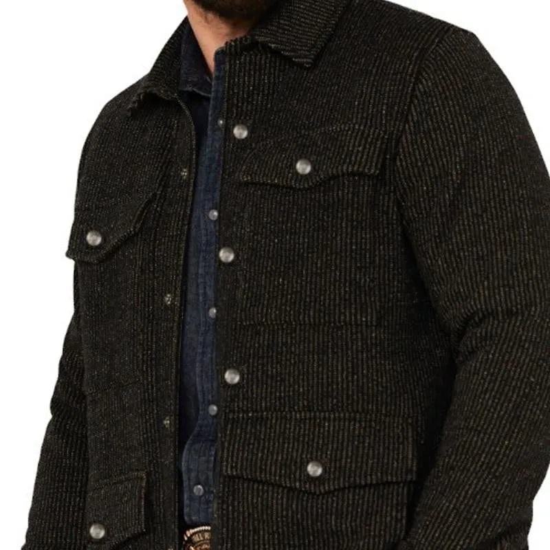 Men's Lapel Corduroy Long Sleeve Jacket 56200250U sold by Manly product image thumbnail 5