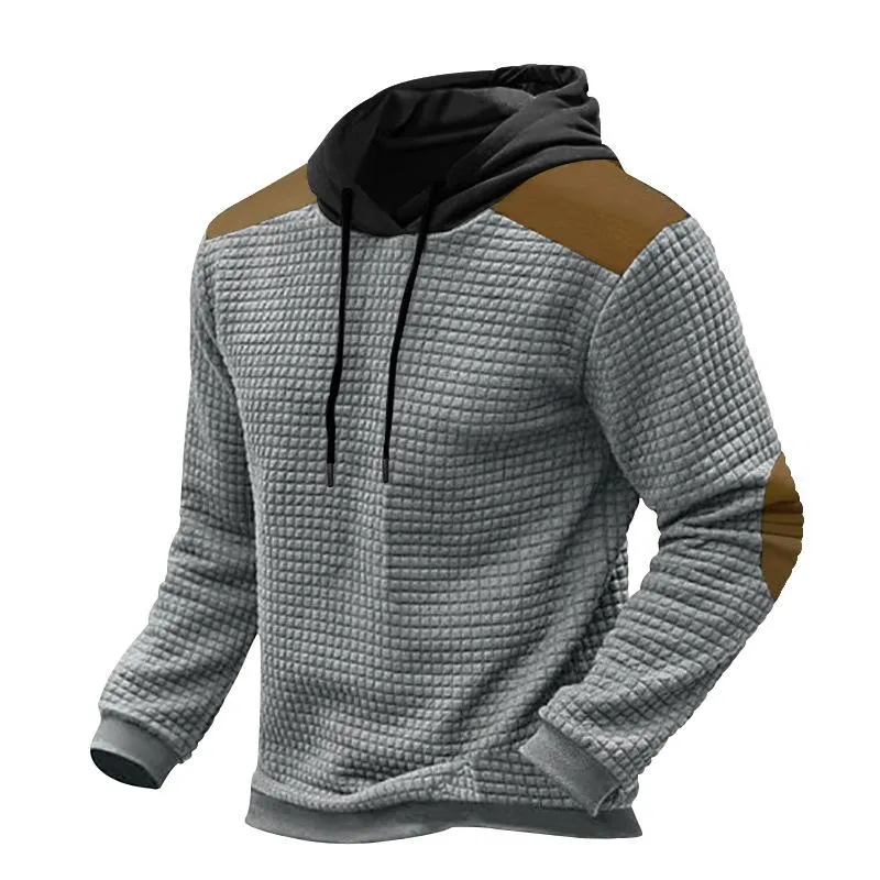Men's Jacquard Colorblock Long Sleeve Hoodie 96245752U sold by Manly product image thumbnail 3