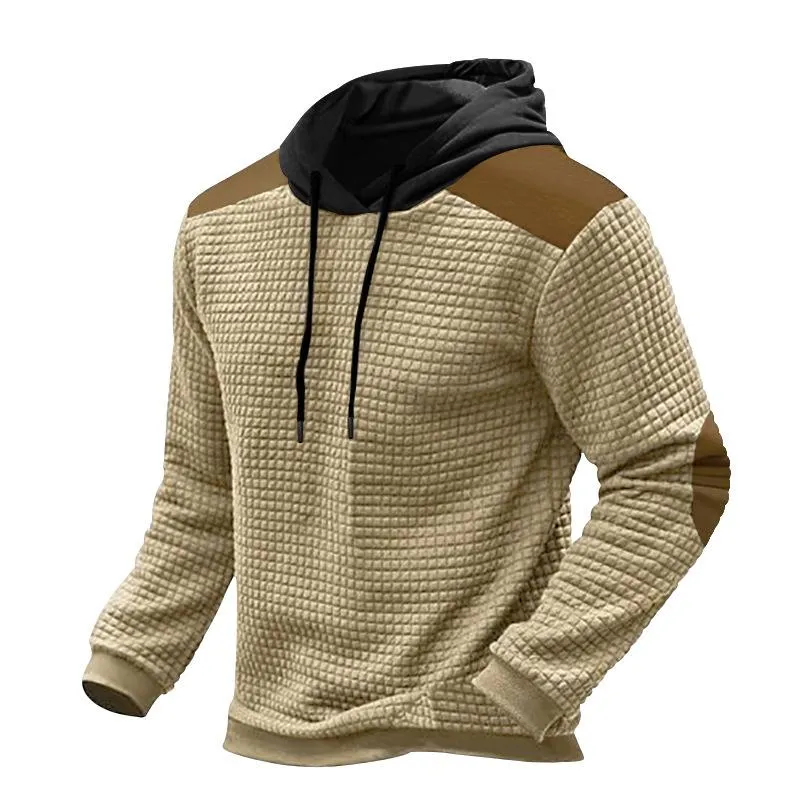 Men's Jacquard Colorblock Long Sleeve Hoodie 96245752U sold by Manly product image thumbnail 4
