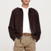Men's Vintage Lapel Suede Zipper Slim Fit Jacket 00858784M sold by Manly