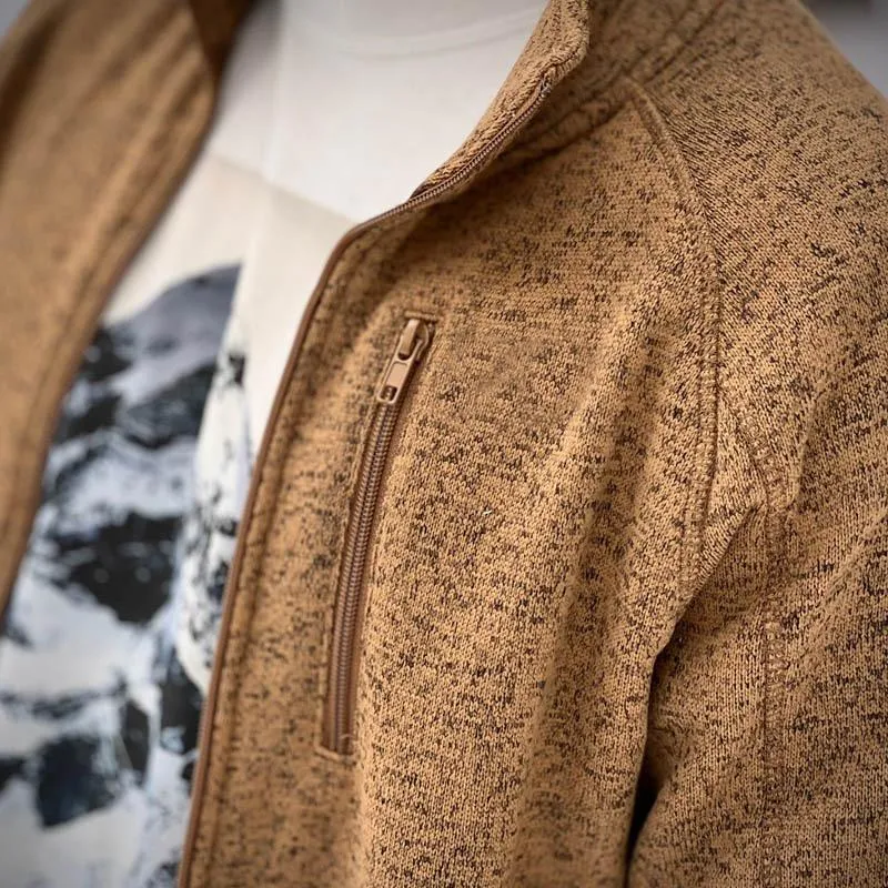 Men's Casual Stand Collar Loose Zipper Sports Jacket 81694703M sold by Manly product image thumbnail 4