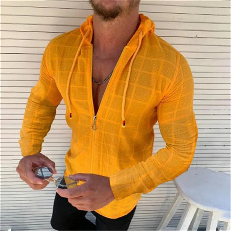 Men's Retro Casual Solid Color Hooded Long Sleeve Shirt 64799860TO sold by Manly product image thumbnail 5