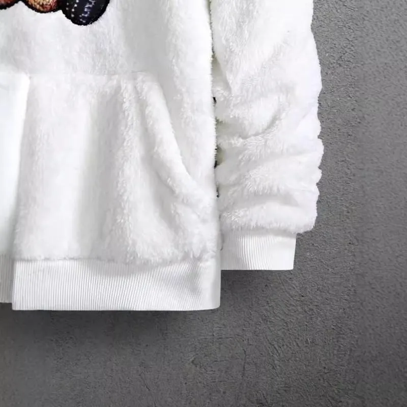 Men's Retro Casual Headphones Teddy Bear Plush Hoodie 99359825TO sold by Manly product image thumbnail 5