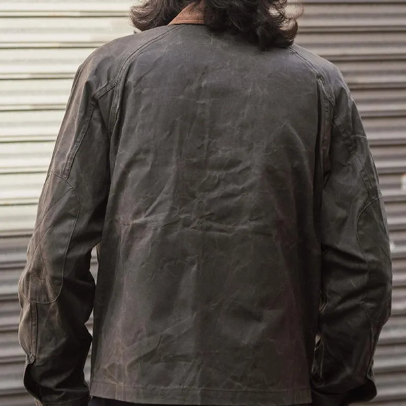 Men's Vintage Casual Motorcycle Workwear Waxed Jacket 62752451TO sold by Manly product image thumbnail 5