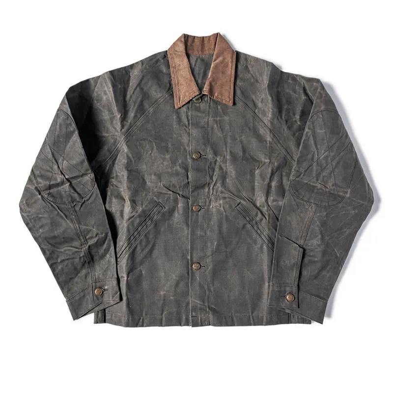 Men's Vintage Casual Motorcycle Workwear Waxed Jacket 62752451TO sold by Manly product image thumbnail 3
