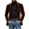 Men's Vintage Peaked Lapel Velvet Single Breasted Blazer 20293345M sold by Manly