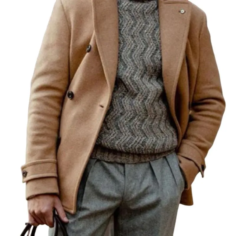 Men's Camel Lapel Coat 52627769U sold by Manly product image thumbnail 3