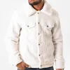 Men's Fashion Polar Fleece Lapel Thickened Warm Single Breasted Jacket 73454816M sold by Manly
