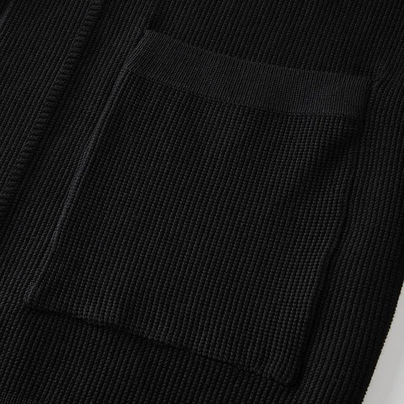 Men's Solid Color Retro Single-breasted Casual Knitted Cardigan 31656649X sold by Manly product image thumbnail 5