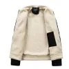 Men's Suede Plush Lapel Multi-Pocket Jacket 22560295Y sold by Manly