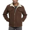 Men's Solid Color Lambswool Lining Corduroy Jacket 02133587Y sold by Manly