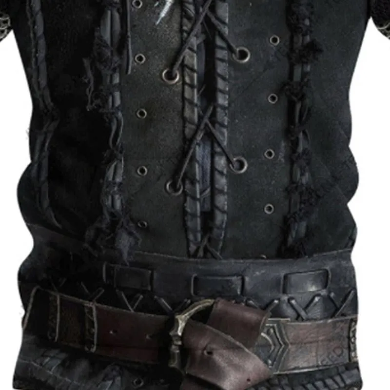 Men's Lace-Up Denim Print Hoodie 84131874U sold by Manly product image thumbnail 3