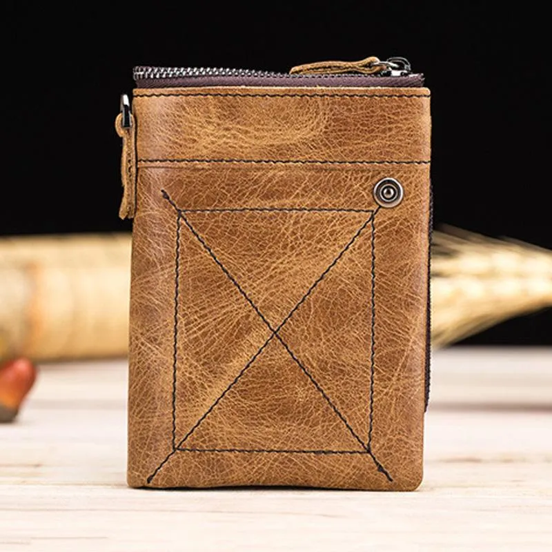 Men's Top Layer Cowhide Leather Vintage Wallet 42771572U sold by Manly product image thumbnail 2