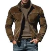 Men's Suede Stand Collar Jacket 67773897U sold by Manly