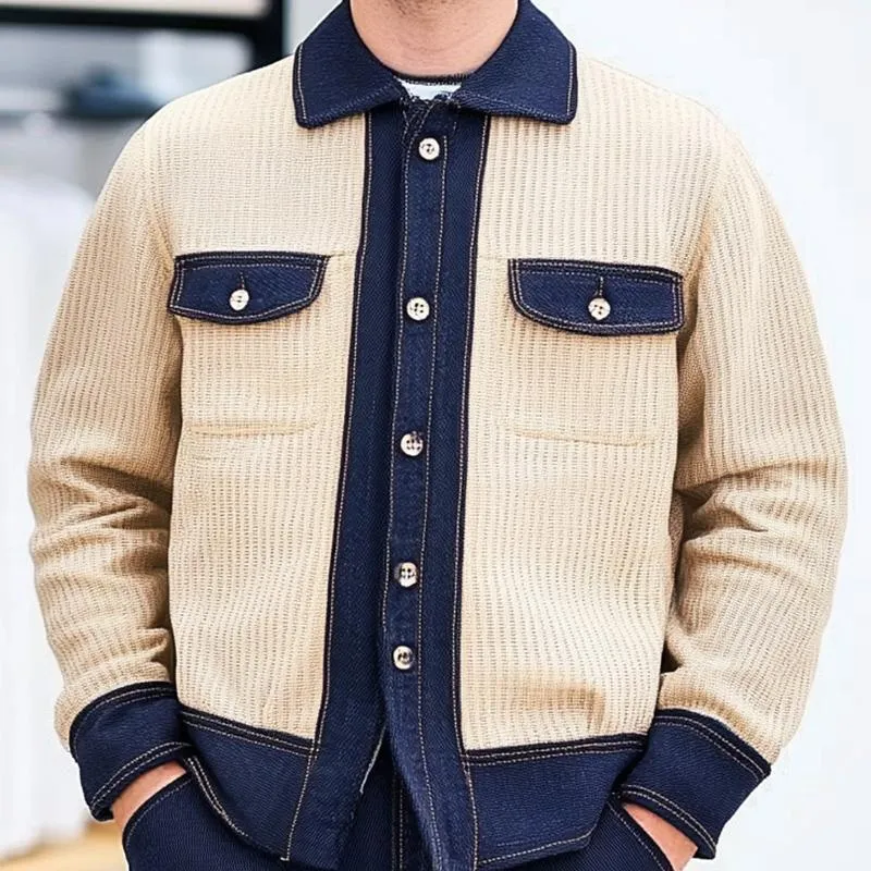 Men's Colorblock Corduroy Jacket 20850556U sold by Manly product image thumbnail 3