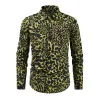 Men's Printed Casual Long Sleeve Shirt 91901564U sold by Manly
